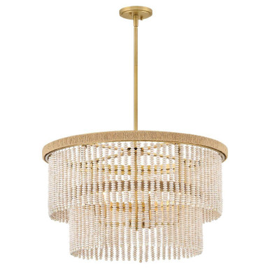 Indra 5W 5 LED Convertible Chandelier 16.5 InchX28.25 Inch Wide by Hinkley - 48604LCB