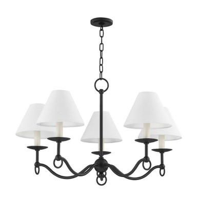 Massi 5 Light Large Chandelier by Troy - F7030-FOR