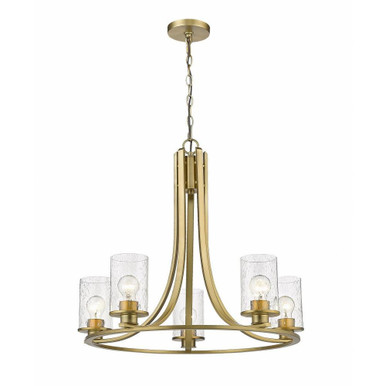 Beckett 5 Light Chandelier 24 x 27 Inch by Z-Lite - 492-5OBR