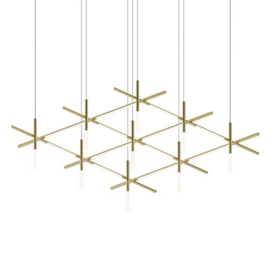 Labyrinth 1 LED Pendant 18.75 Inch Tall and 74.25 Inch Wide by Sonneman - 2105