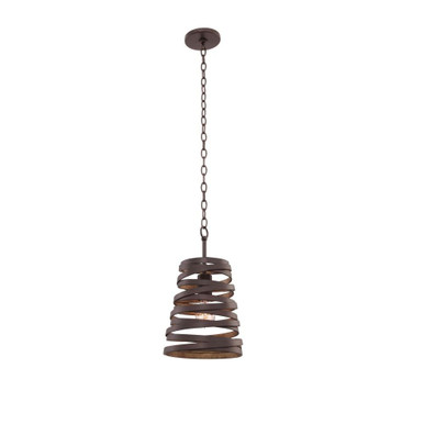 Tempest 1 Light Medium Medium Pendant by Kalco - 503451BZG