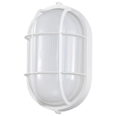 18.5W LED Outdoor Oval Bulk Head 11.03 x 6.46 Inch by Nuvo - 62/1390