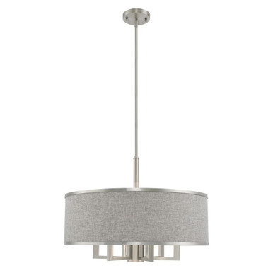 Park Ridge 7 Light Pendant by Livex  - 60426-91