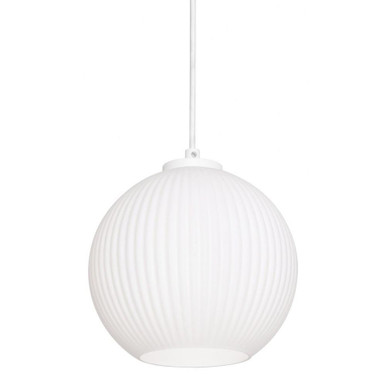 Cleo 1 Light Pendant 13.75 Inch Tall and 8 Inch Wide by AFX - CLEP08WH