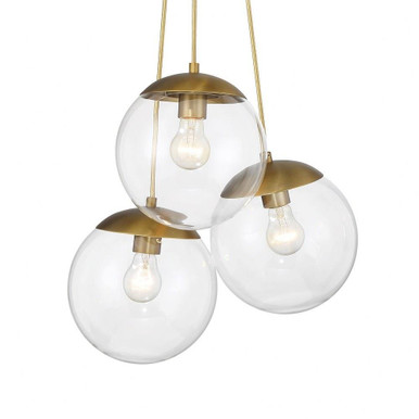 Auresa 3 Light Large Pendant 17.88 Inch Wide by Minka Lavery - 2743-695
