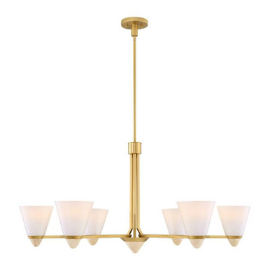 Kohlman 6 Light Chandelier 18 Inch Tall and 40 Inch Wide by Savoy House - 1-7266-6-322