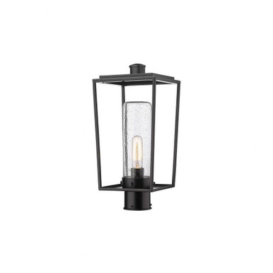 Sheridan 1 Light Outdoor Post Mounted Fixture 17.5 x 8 by Z-Lite - 594PHMR-BK