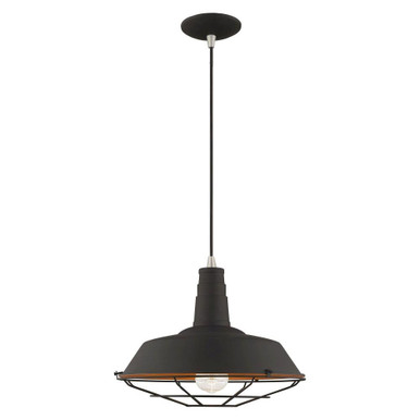 Metal Shade 1 Light Small Chandelier by Livex 41184 - 41184