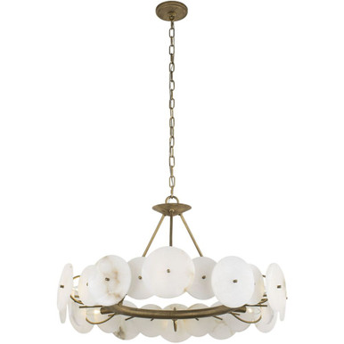 Cosmos 6 Light Chandelier 17.75 x 30 In by Varaluz - 370C06HG