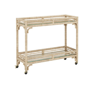 Olisa Bar Cart 32 Inch Tall and 15 Inch Wide by Currey Company - 3000-0218