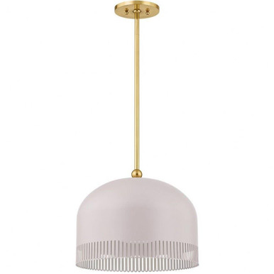 Liba 1 Light Medium Pendant by Mitzi - H884701L-AGB/SPG