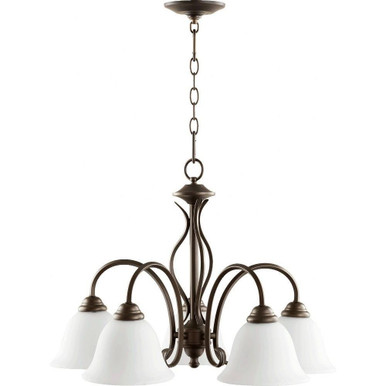 Spencer 5 Light Large Pendant by Quorum - 6410-5