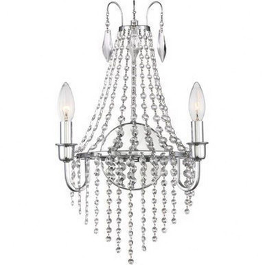 Maisie 2 Light Wall Sconce 19.5 Inch and 11 Inch Wide by Designers Fountain - 95302-CH