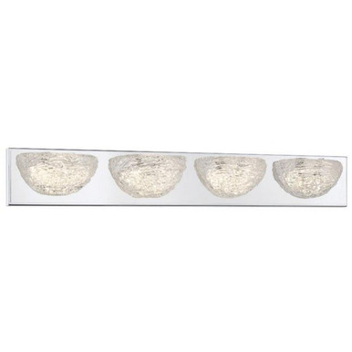 Modern Ice 40W 4 LED Vanity Light by George Kovacs - P5444-077-L