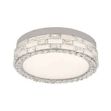 Elegance 40W 1 LED Flush Mount 3.54 Inch Tall X 15.75 Inch Wide by Artcraft - AC6925PN
