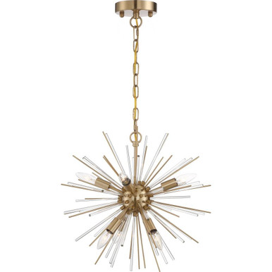 Cirrus 6 Light Small Chandelier by Nuvo - 60-69-6C