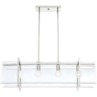 Ethan 4 Light Oversized Island Chandelier by Designers Fountain - 93638-pn