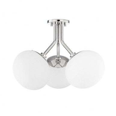 Estee 3 Light 19 Inch Wide Semi Flush Mount by Mitzi - H134603