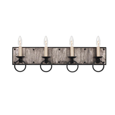 Laramie 4 Light Candle Style Vanity Light by Kalco - 509234BI