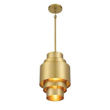 Spyglass Terrace 1 Light Small Pendant by Minka Lavery - 2531-695