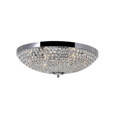 Globe 6 Light 20 Inch Wide Flush Mount by CWI - QS8357C20C