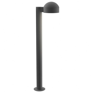 REALS 1 LED Dome Cap and Plate Lens Bollard 29.75 Inch Tall by Sonneman - 7305DCPL