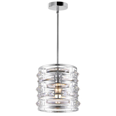 Petia 1 Light Small Pendant by CWI - 9975P10-1-601