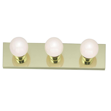 Three Light Bath Vanity 18 x 4.75 Inches by Nuvo - SF77/188