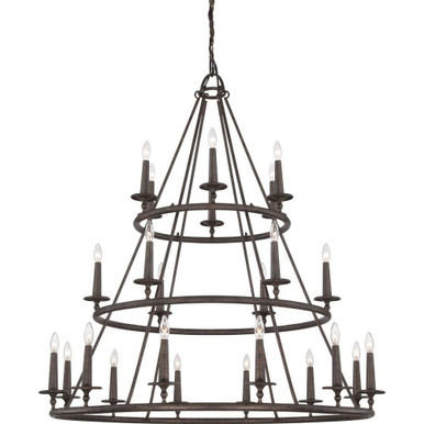 Voyager 24 Light Oversized Chandelier by Quoizel - VYR5024ML
