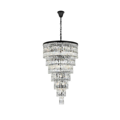 Josephine 41 Light Chandelier 54 Inch Tall and 32 Inch Wide by Elegant - 1060SR32