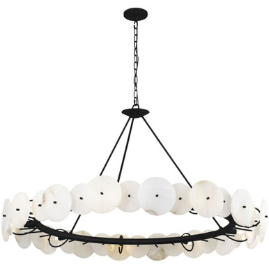 Cosmos 9 Light Chandelier 26.75 x 48 Inch by Varaluz - 370C09MB