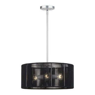 Acordia 3 Light Pendant 16.5 Inch Tall and 18 Inch Wide by Livex - 49123