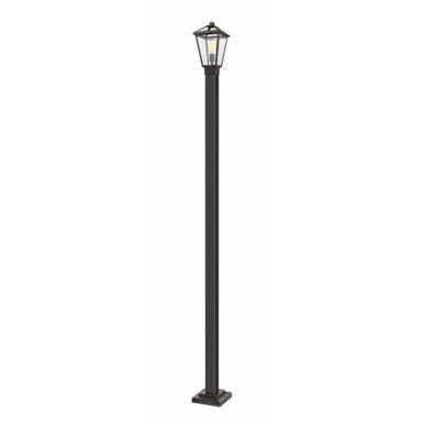 Talbot 1 Light Outdoor Post Mount Lantern 9.75 x 110 Inches by Z-Lite - 579PHMS-536P