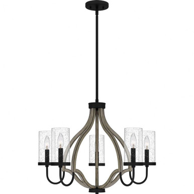 Cornelia 5 Light Medium Chandelier by Quoizel - CNE5026MBK