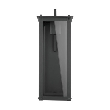 Hunt 7W 1 LED Outdoor Wall Lantern 20.75 Inch Tall by Capital - 934612BK-GL