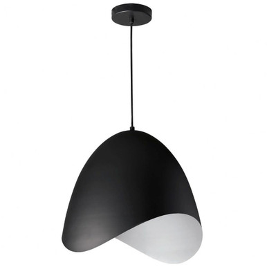 Myra 1 Light Medium Pendant by Dainolite - myr-241p-bk