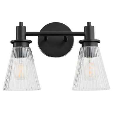 Lawton 2 Light Bath Vanity 9.75 Inch Tall and 14 Inch Wide by Quorum - 5803-2