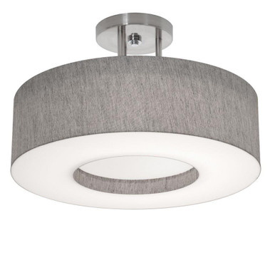 Montclair 2 Light 15 Inch Wide Semi Flush Mount by AFX - MCF1524MBSF
