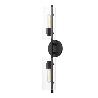 Ariel Two Light Wall Fixture by Mitzi - H326102-SBK