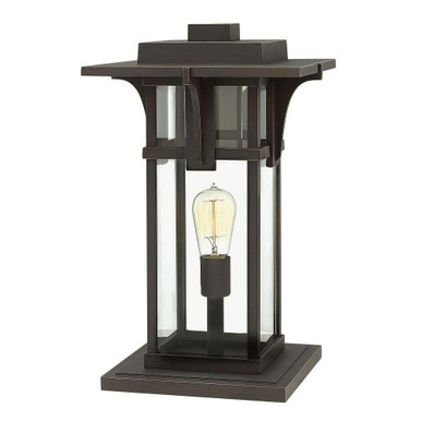Manhattan 1 Light Large Outdoor Pier Mount Lantern Inches by Hinkley  - 2327