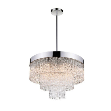 Carlotta 9 Light Medium Chandelier by CWI - 5695P25-9-601