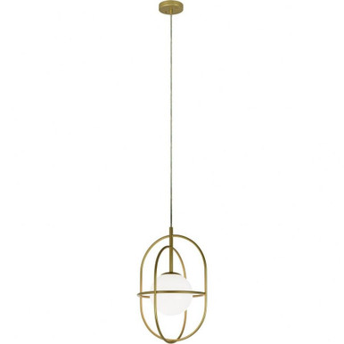 Eclipse 1 Light Medium Pendant by Matteo - C76901GL