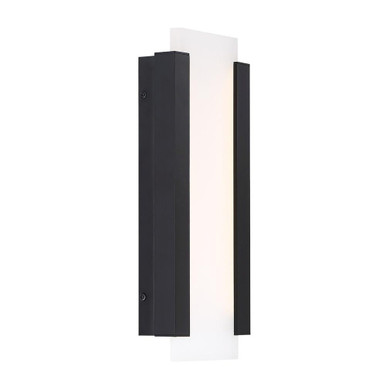 Fiction 9W 1 LED Light Wall Sconce by dweLED - ws-w11914-bk