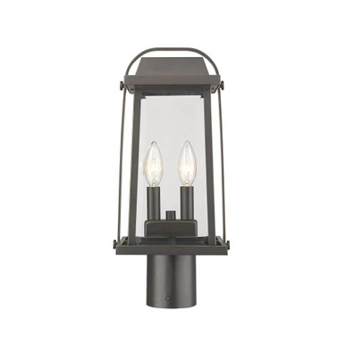 Millworks 2 Light Small Outdoor Post Mount by Z-Lite - 574T
