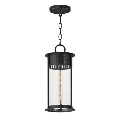 Windsor 1 Light Outdoor Small Pendant by Maxim - 30636CDBKP
