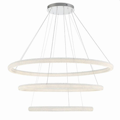 Sassi 1 Light Oversized 3 Tier Chandelier by Eurofase - 43927-012