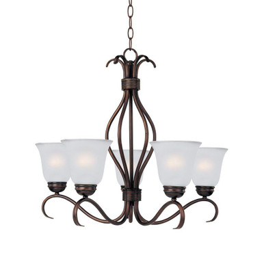 Basix 5 Light Medium Chandelier by Maxim 10125FT - 10125FT