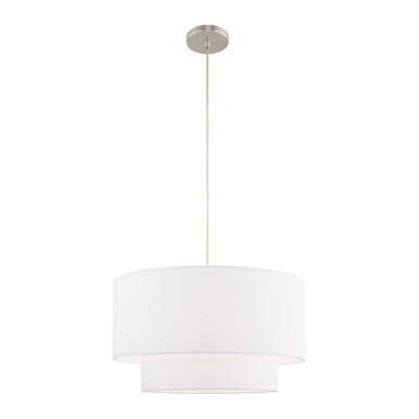Meridian 1 Light Small Chandelier by Livex - 41098-91