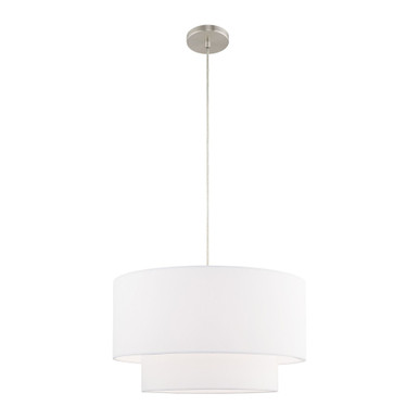 Meridian 1 Light Small Chandelier by Livex - 41098-91