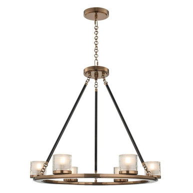 Library 6 Light Medium Chandelier by Kalco - 512472LB